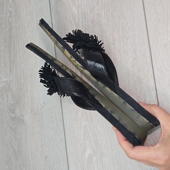 Coach Women's Suki Logo Signature Thong T Strap Slide Sandals Shoes Sz 7B - Picture 7 of 10